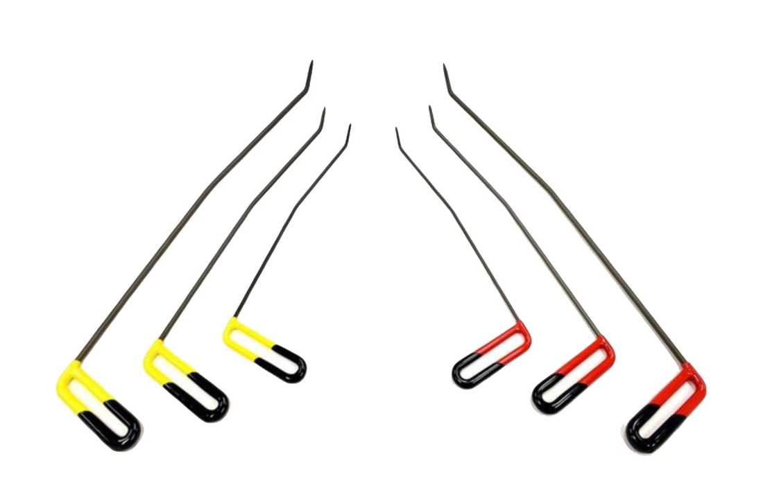 Set de Herramientas de Soporte Punta Aguda 6 PCS: PDR Profesional para Daños por Granizo