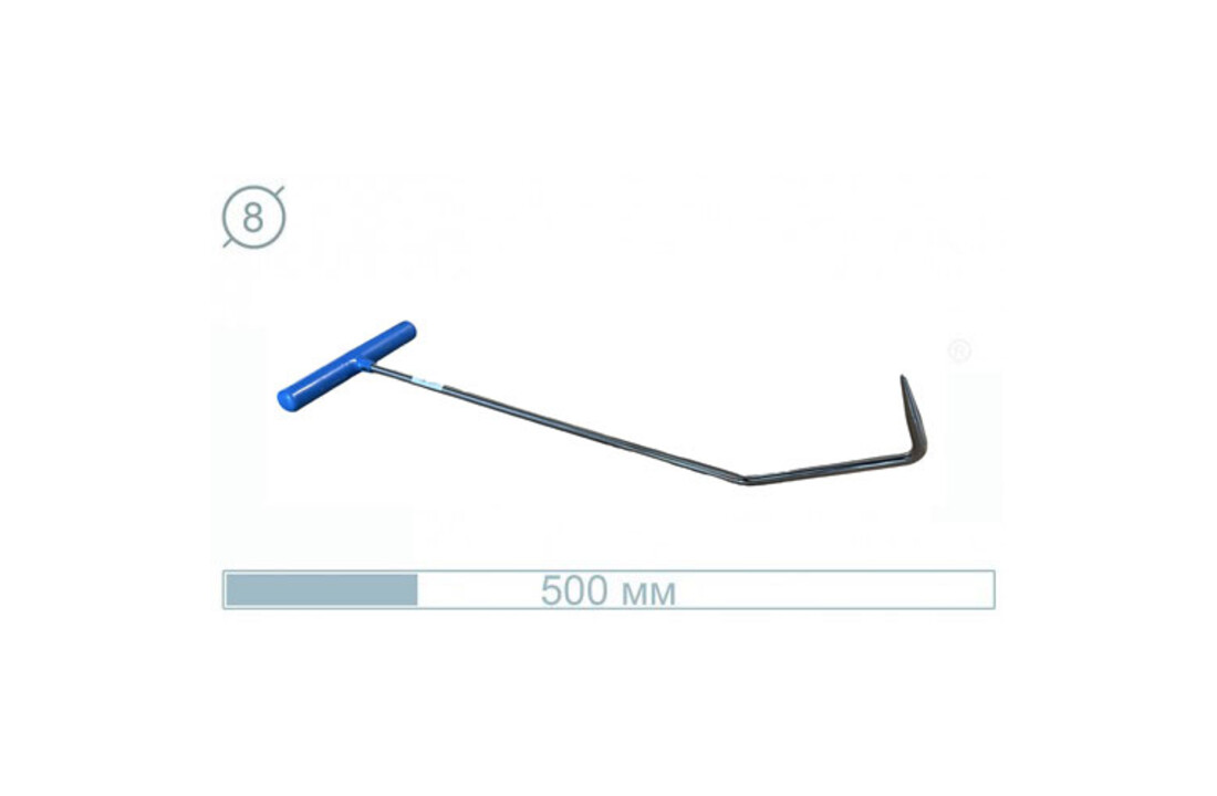 50 CM Stainless Steel 67° Rod – Essential PDR Tool