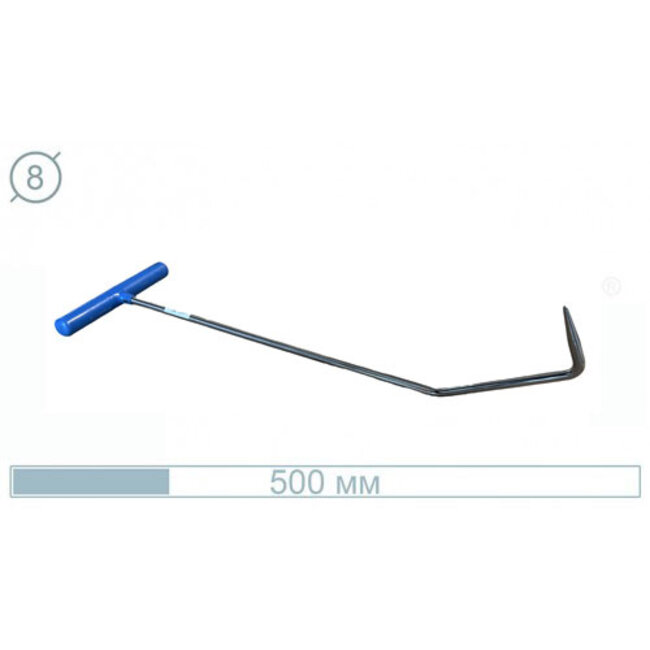 50 CM RVS Stang 67° Bullet – Essentiële PDR Tool voor Professionals