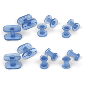 Keco KECO Variety Pack Glace Lisse et Alvéolée Double Surface Flip Tabs (12 Pièces)