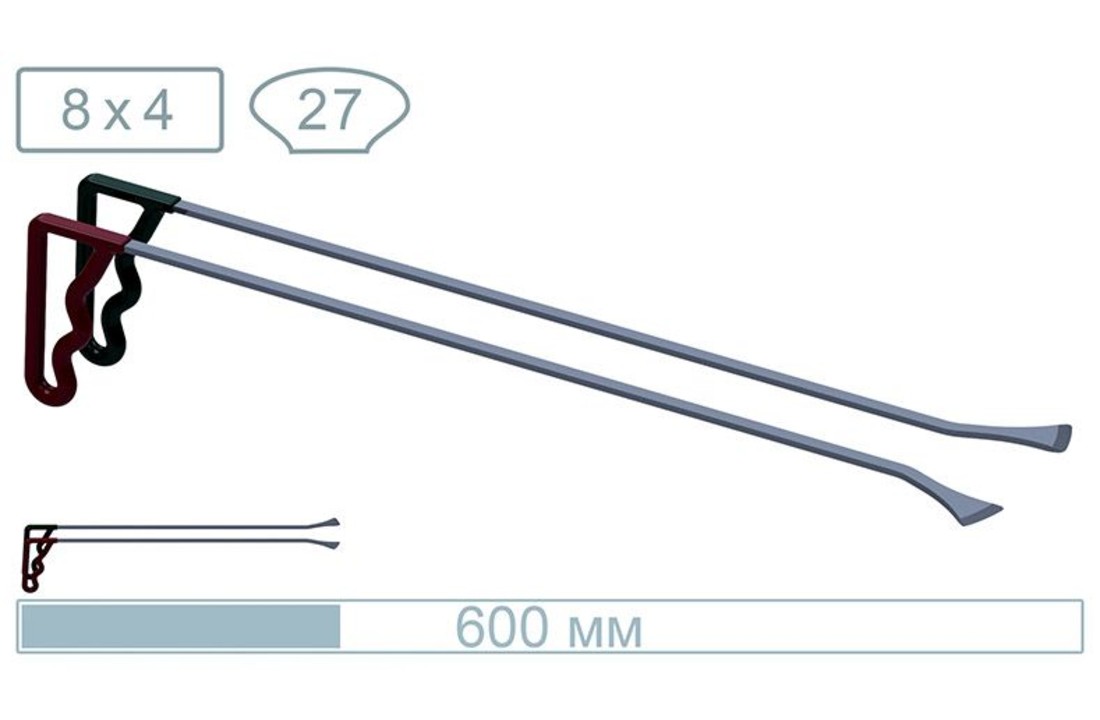 18009-2 whale tail set 2 stuks
