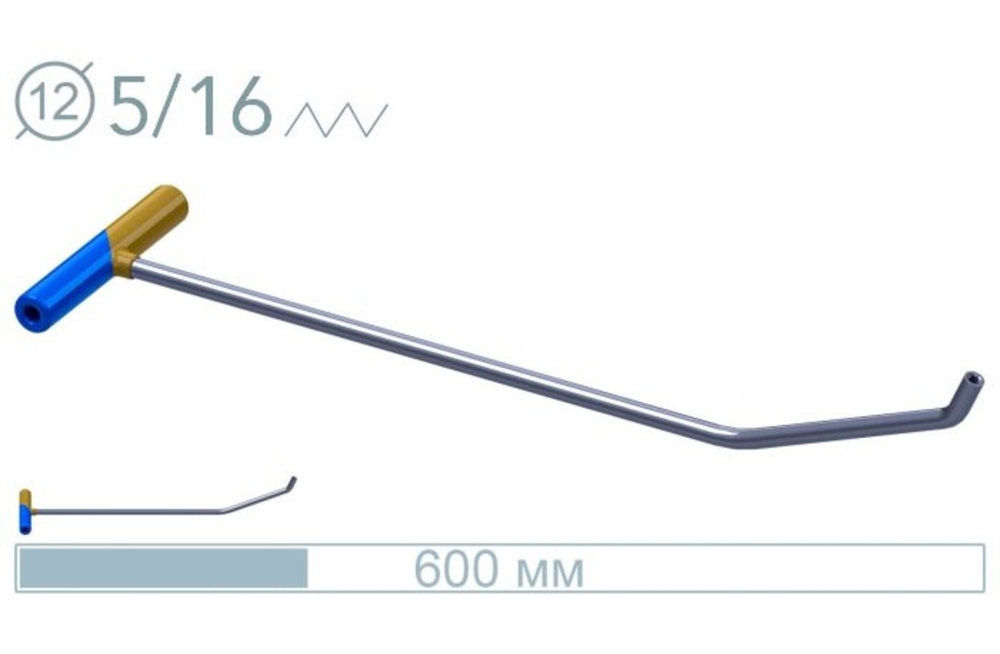 PDR Tool, 60 cm, ø12mm, 67°