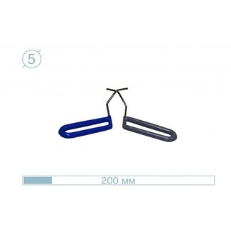 AV Tool 12012-2 20 cm ø5 mm Tutore Coppia attrezzi 45° 15°