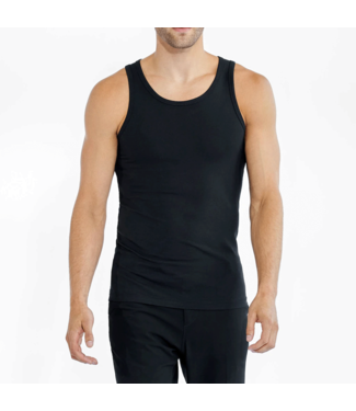 Grand Man Heren Katoenen Onderhemd Tank Top - Zwart
