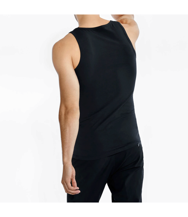 Grand Man Heren Katoenen Onderhemd Tank Top - Zwart