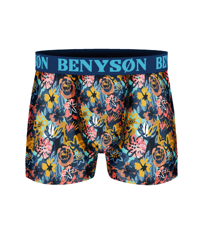 BENYSØN 5-Pack Colour Bands Edition Viscose Boxershorts