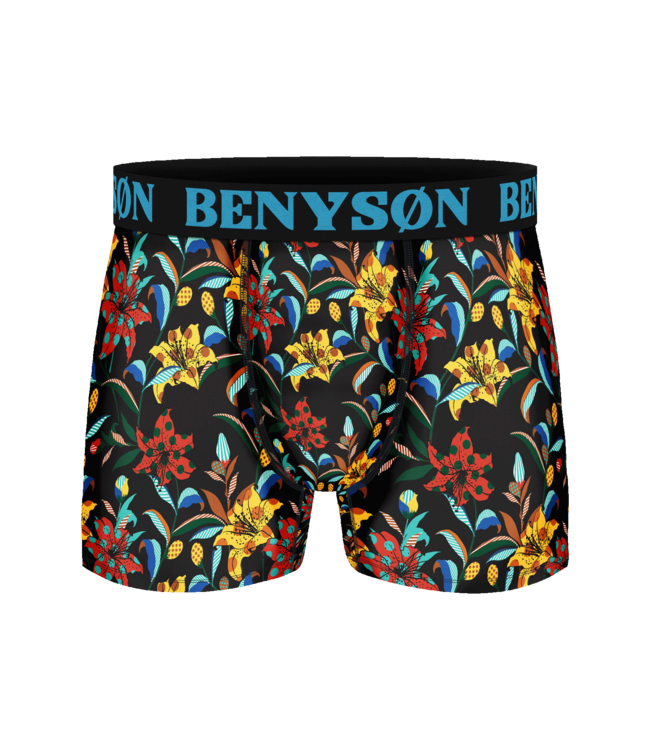 BENYSØN 5-Pack Colour Bands Edition Viscose Boxershorts