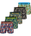 BENYSØN 5-Pack Heren Viscose Boxershorts met Print