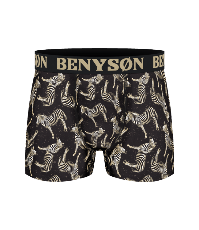 BENYSØN BENYSØN 5-Pack Heren Viscose Boxershorts met Print