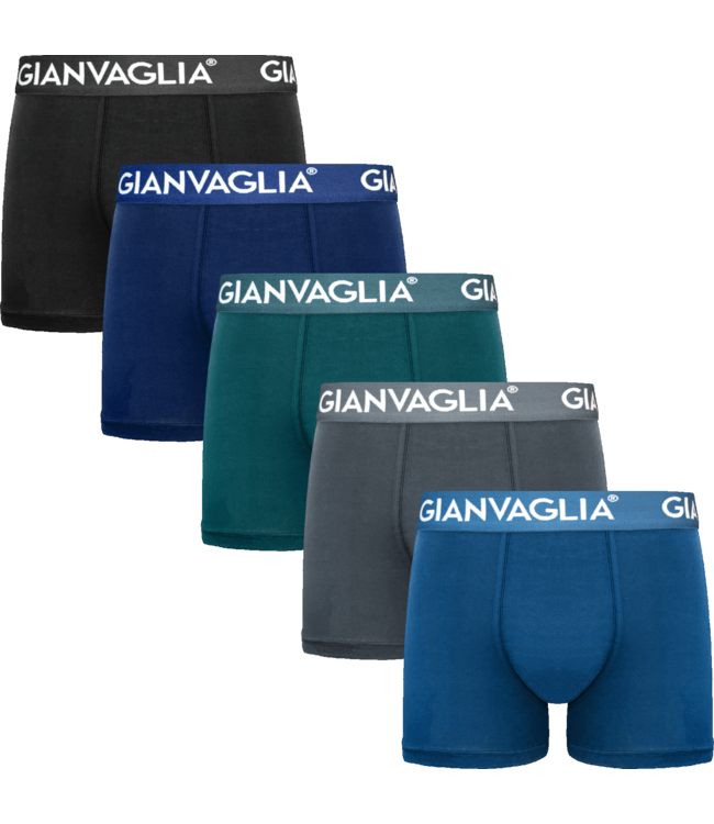 Gianvaglia Deluxe 5-Pack Katoenen Heren Boxershorts