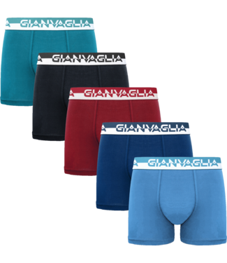 Gianvaglia Deluxe Gianvaglia Deluxe 5-Pack Katoenen Heren Boxershorts