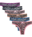 Fine Woman 6-Pack Katoenen Strings Tijgerprint