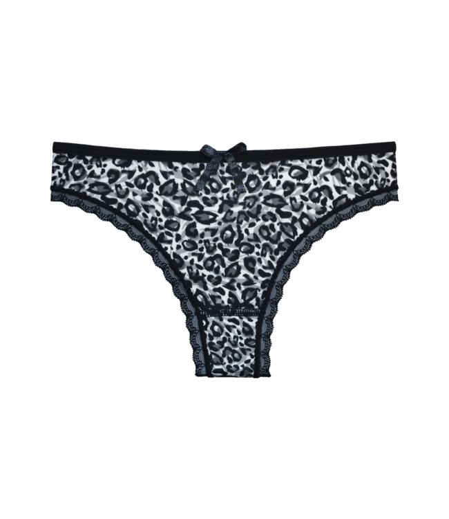 Fine Woman 6-Pack Katoenen Strings Tijgerprint – Comfort & Perfecte Pasvorm