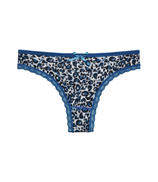 Fine Woman 6-Pack Katoenen Strings Tijgerprint – Comfort & Perfecte Pasvorm