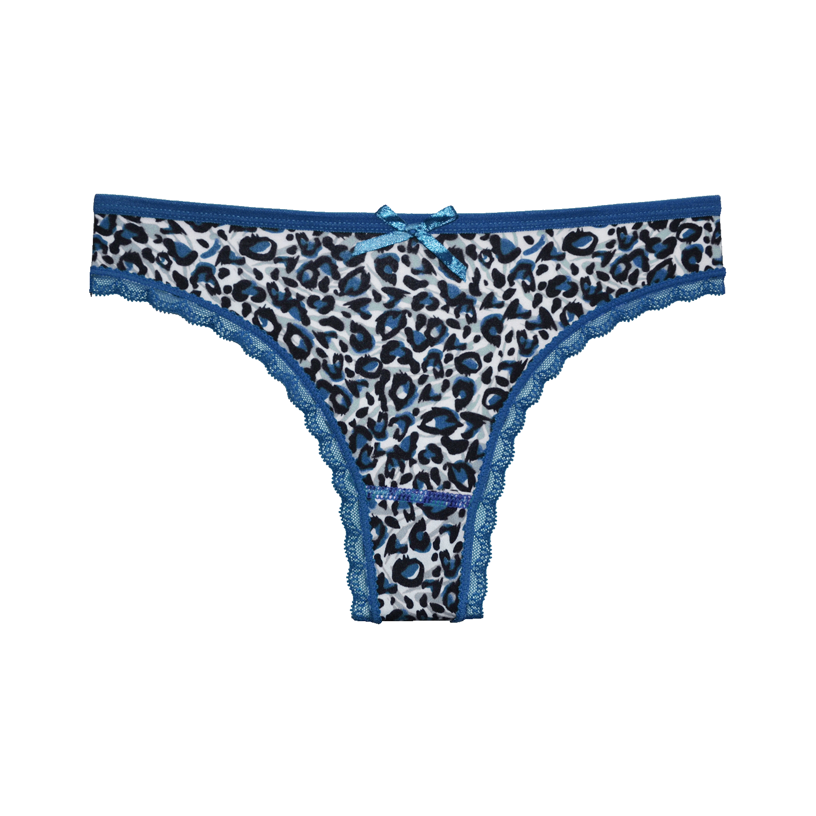 FINE WOMAN® 6-Pack Katoenen Strings Tijgerprint