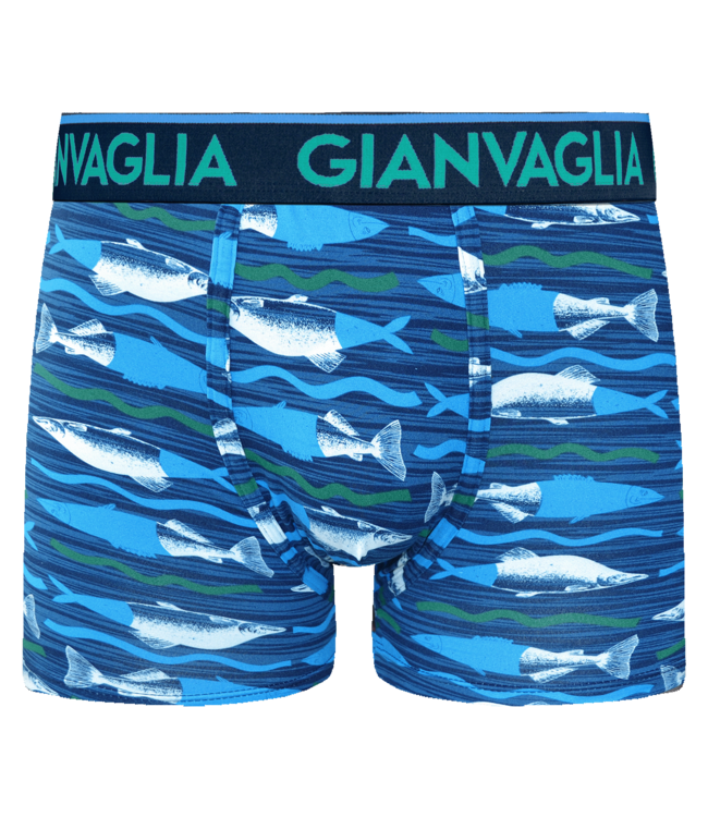 Gianvaglia Deluxe 5-Pack Sea Edition Katoenen Heren Boxershorts – Comfortabel & Ademend Ondergoed