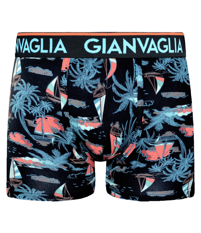 Gianvaglia Deluxe 5-Pack Sea Edition Katoenen Heren Boxershorts – Comfortabel & Ademend Ondergoed