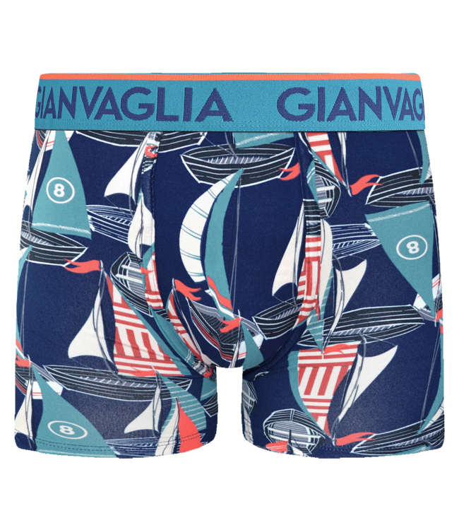 Gianvaglia Deluxe 5-Pack Sea Edition Katoenen Heren Boxershorts – Comfortabel & Ademend Ondergoed