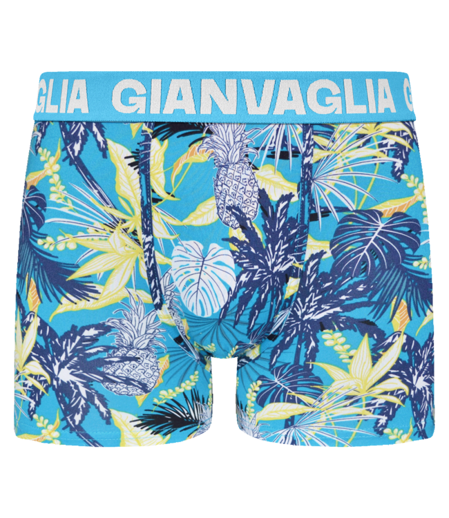 Gianvaglia Deluxe 5-Pack Exotic Fruit Edition Katoenen Heren Boxershorts - Comfortabel Katoen & Trendy Prints