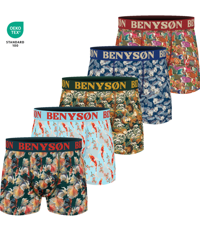 BENYSØN 5-Pack Lotus Edition Viscose Boxershorts