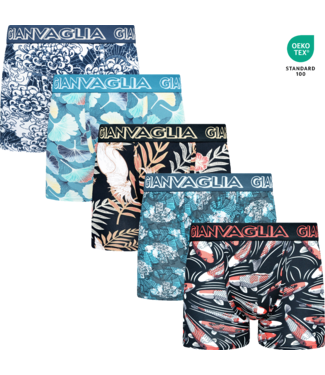 Gianvaglia Deluxe Gianvaglia Deluxe 5-Pack Discovery Edition Katoenen Heren Boxershorts