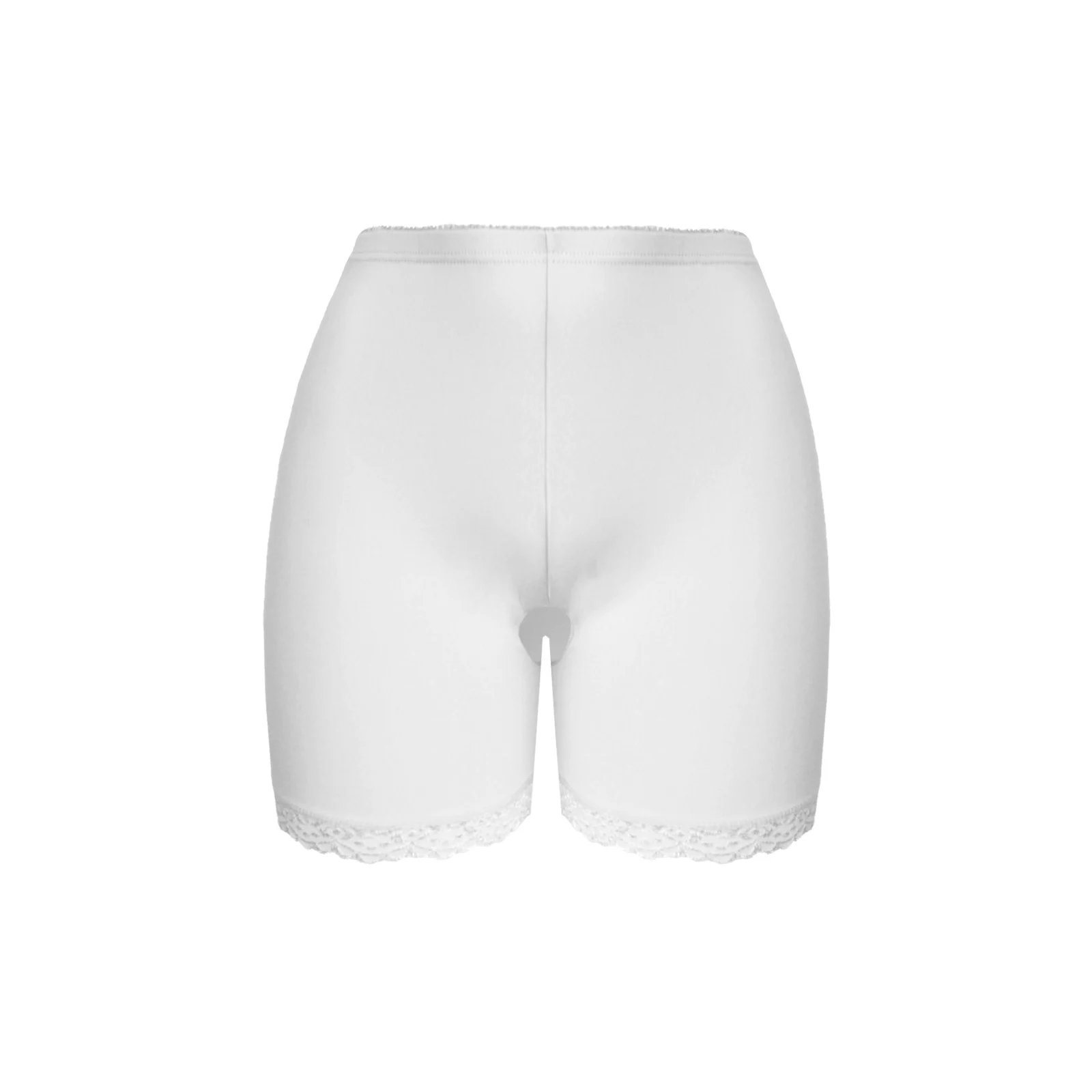 FINE WOMAN® Katoenen Fietsbroekje / Boxershort Wit