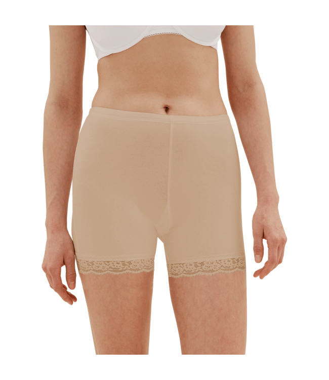 Fine Woman Katoenen Fietsbroekje / Boxershort Beige
