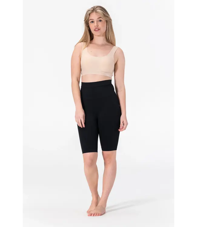 Gaubert Corrigerende Shorts Dames met Lange Pijpjes - Zwart - Shapewear - Comfortabel & Naadloos