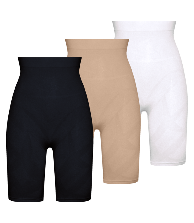 Gaubert Corrigerende Shorts Dames met Lange Pijpjes - Zwart - Shapewear - Comfortabel & Naadloos