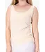 Gaubert Gaubert Bamboe Dames Onderhemd met Kant - Beige