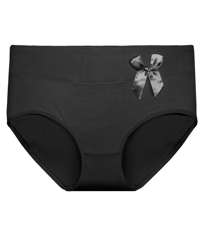 Fine Woman 10-Pack Katoenen Dames Slips - Comfort & Stretch Zwart