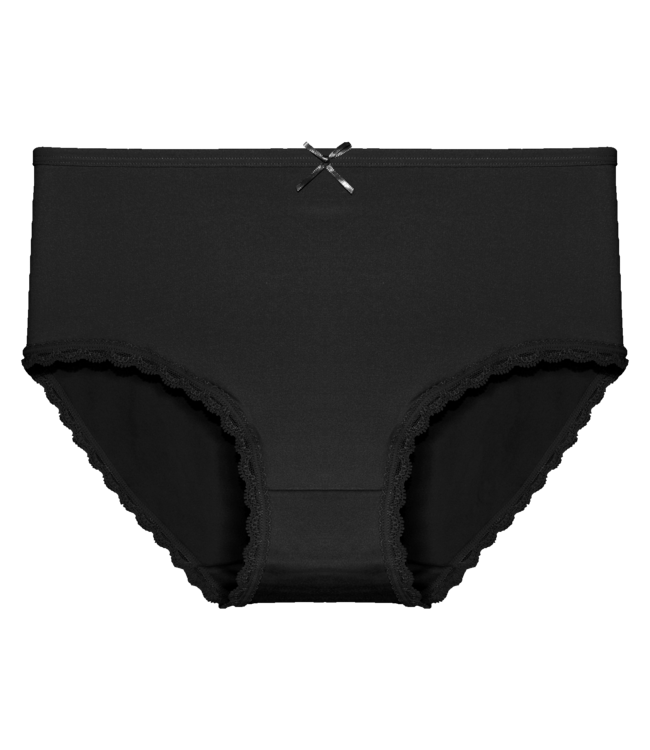 Fine Woman 5-Pack Katoenen Dames Slips - Comfort Stretch Met Kanten Randje