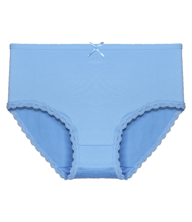 Fine Woman 5-Pack Katoenen Dames Slips - Comfort Stretch Met Kanten Randje