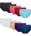 Fine Woman 10-Pack Katoenen Dames Slips met Kant – Comfort Mix Kleuren