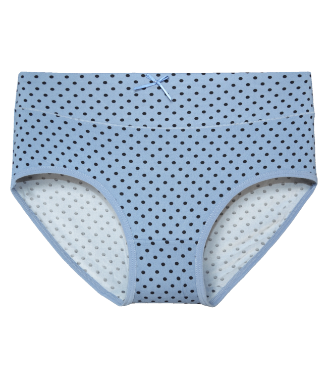 Fine Woman 5-Pack Katoenen Dames Slips met Stipjes – Zacht & Ademend Comfort