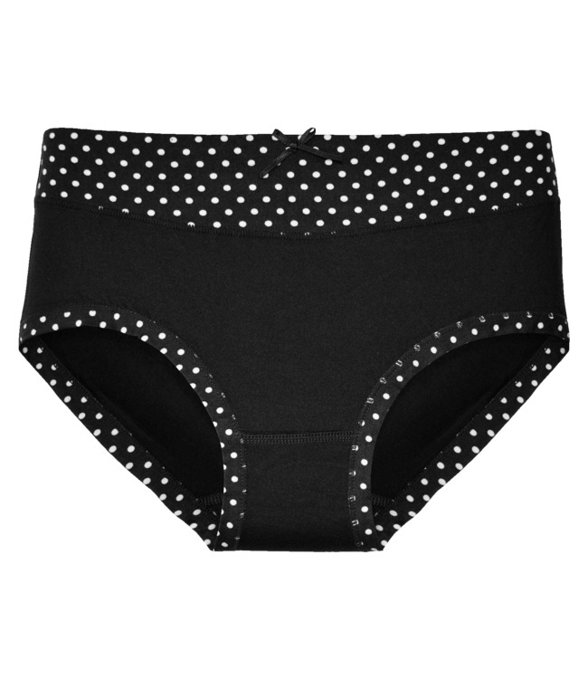 Fine Woman 5-Pack Katoenen Dames Slips met Gestipte Rand – Comfort & Pasvorm