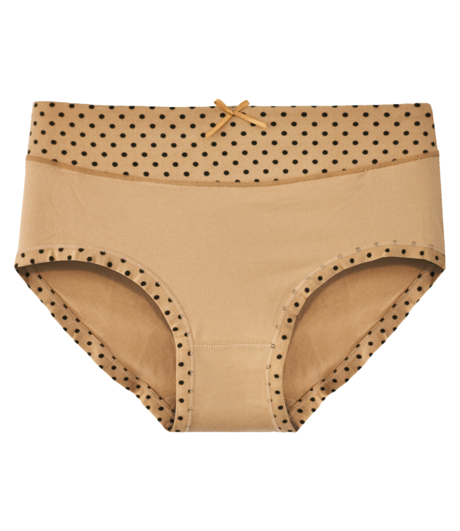 Fine Woman 5-Pack Katoenen Dames Slips met Gestipte Rand – Comfort & Pasvorm