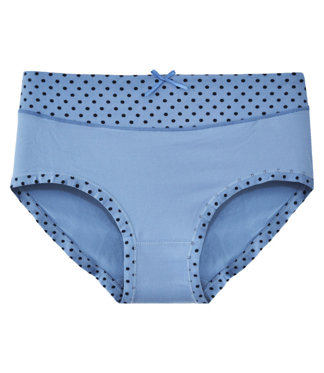 Fine Woman 5-Pack Katoenen Dames Slips met Gestipte Rand – Comfort & Pasvorm