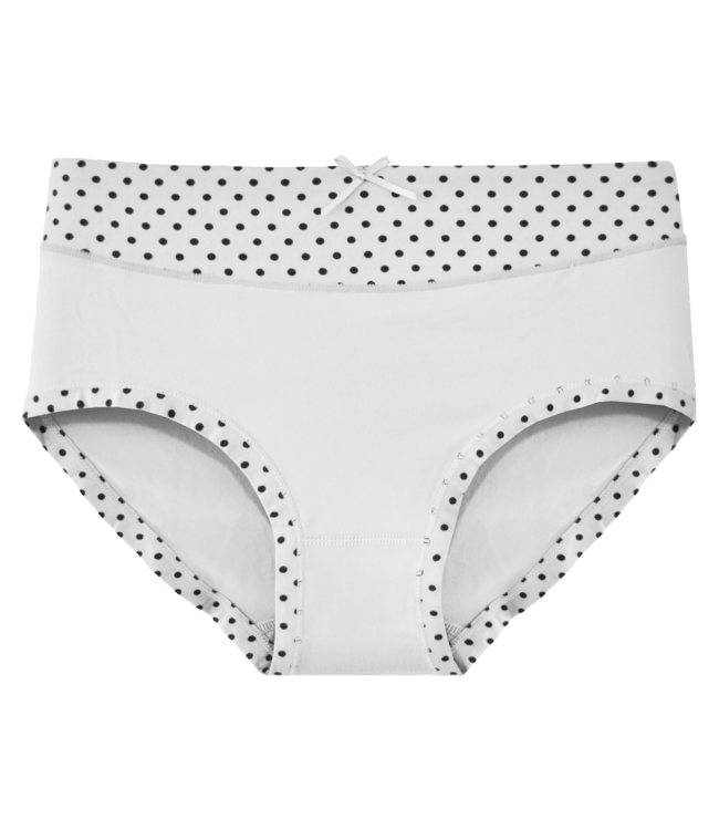 Fine Woman 5-Pack Katoenen Dames Slips met Gestipte Rand – Comfort & Pasvorm