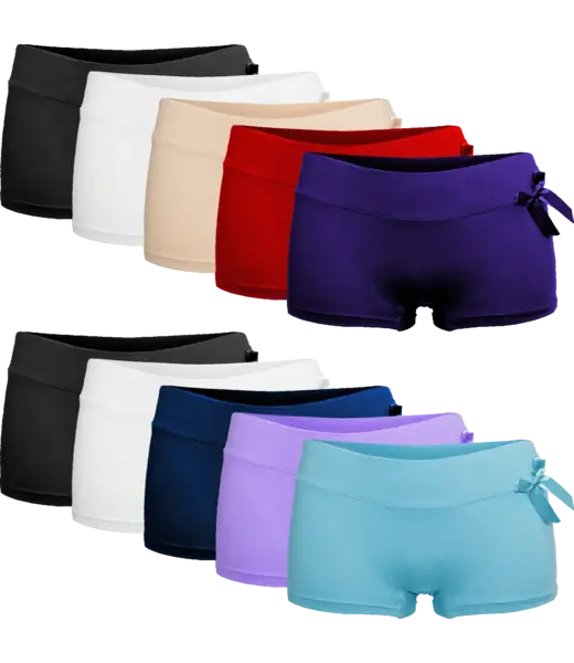 FINE WOMAN® FINE WOMAN® 10-Pack Katoenen Boxershort