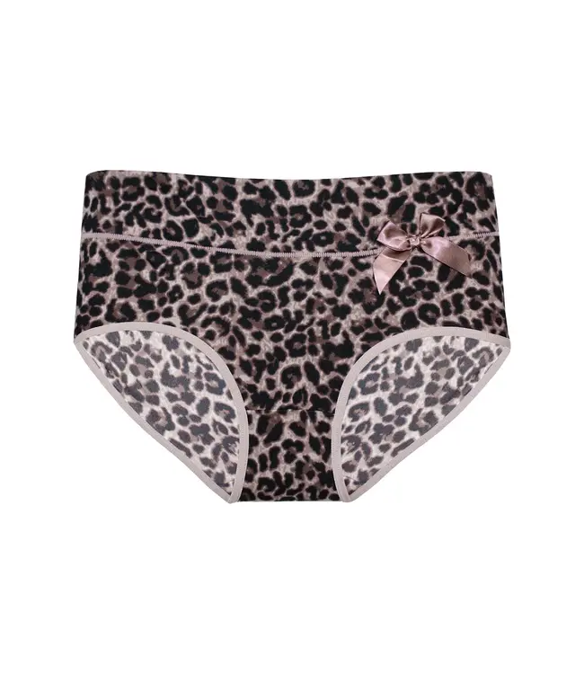 Fine Woman  5-Pack Dames Slips met Dierenprint
