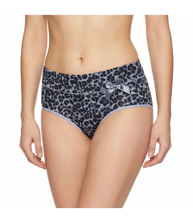 Fine Woman  5-Pack Dames Slips met Dierenprint