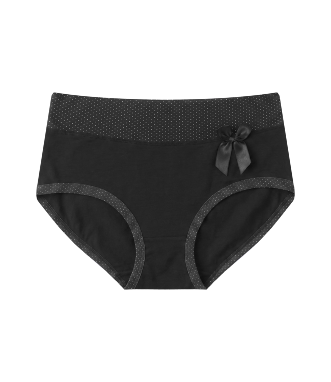Fine Woman 5-Pack Katoenen Dames Slips met Strikje - Pastel