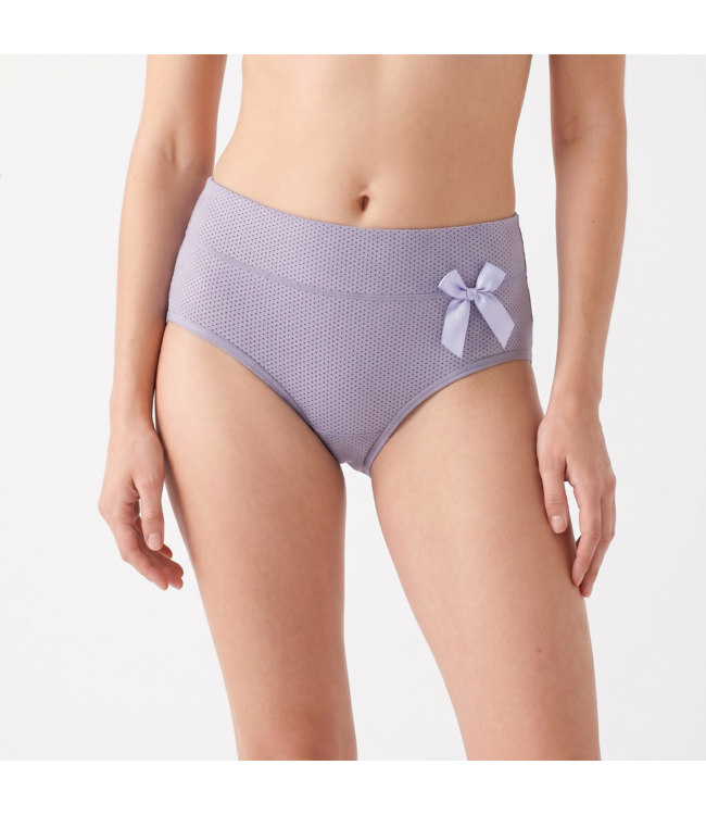 Fine Woman 5-Pack Katoenen Dames Slips met Strikje - Naturel