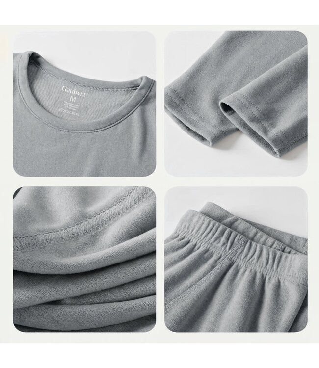Gaubert Dames Thermo Ondergoed Set met Merinowol - Beige