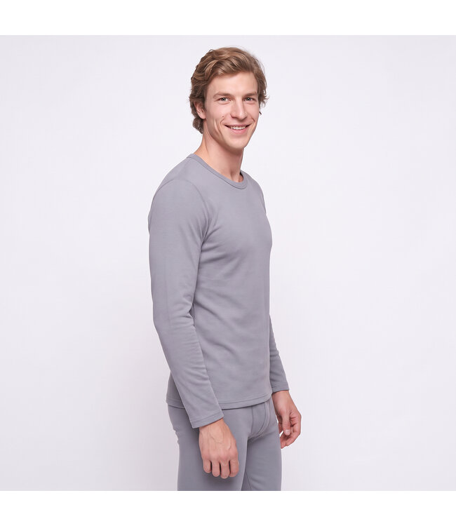 Gaubert Heren Thermo Ondergoed Set met Merinowol - Grijs