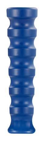 Knikrubber DN06, blauw geribbeld Knikrubber DN06, blauw geribbeld