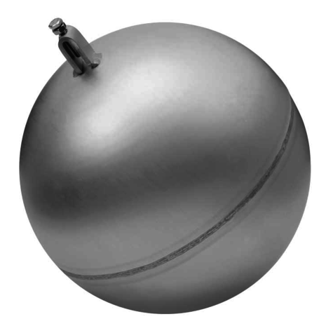 Vlotterbal, 85 °C Vlotterbal, 85 °C