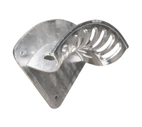 Slang wandhouder, aluminium M Slang wandhouder, aluminium M