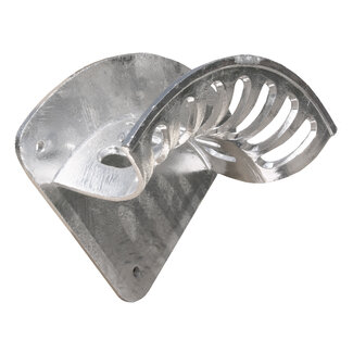 Slang wandhouder, aluminium M